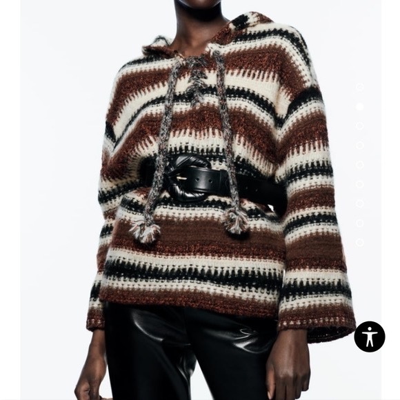 NWT ZARA WOOL ALPACA SWEATER LIMITED EDITION SIZE M 0021/126/104 - Picture 8 of 13